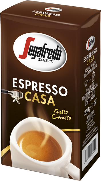 Купить Кофе молотый Segafredo Espresso Casa 250 г (476) (8003410344117 ...