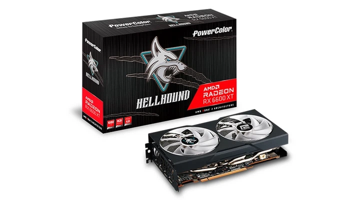 Видеокарта AMD Radeon RX 6600 XT 8GB GDDR6 Hellhound PowerColor