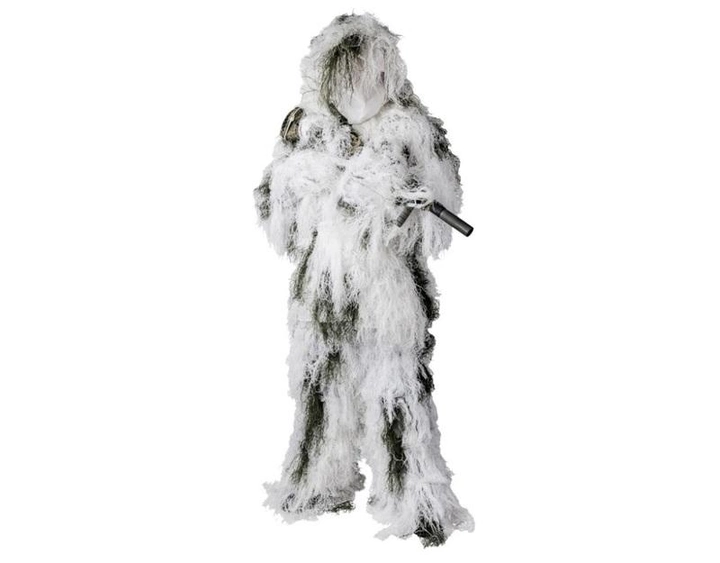 Маскувальний костюм Helikon-Tex Ghillie Snow Camo KP-GHL-PO-20 Зимовий (SNOW) - зображення 1