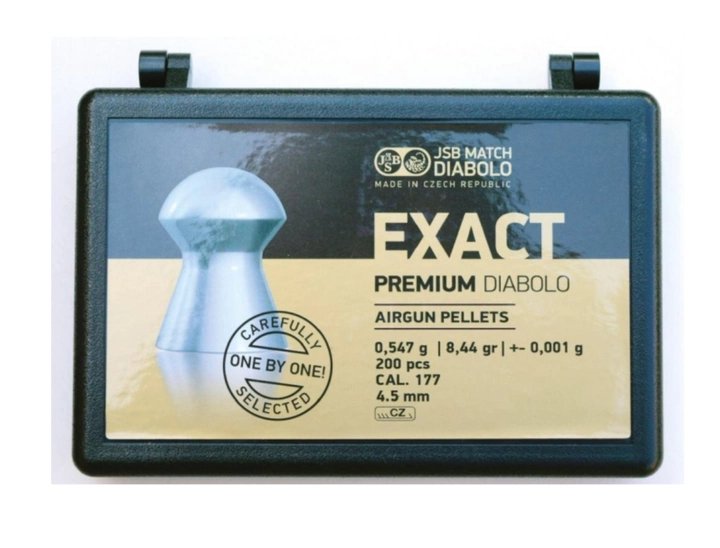Кулі пневматичні (для воздушки) 4,5 мм 0,547 р (200шт) JSB Exact Premium. 14530546 - зображення 2