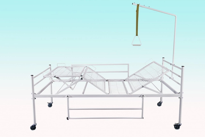 Ліжко функціональна чотирьохсекційна Profmetall на колесах в повній комплектації (АК 015 ) - зображення 1