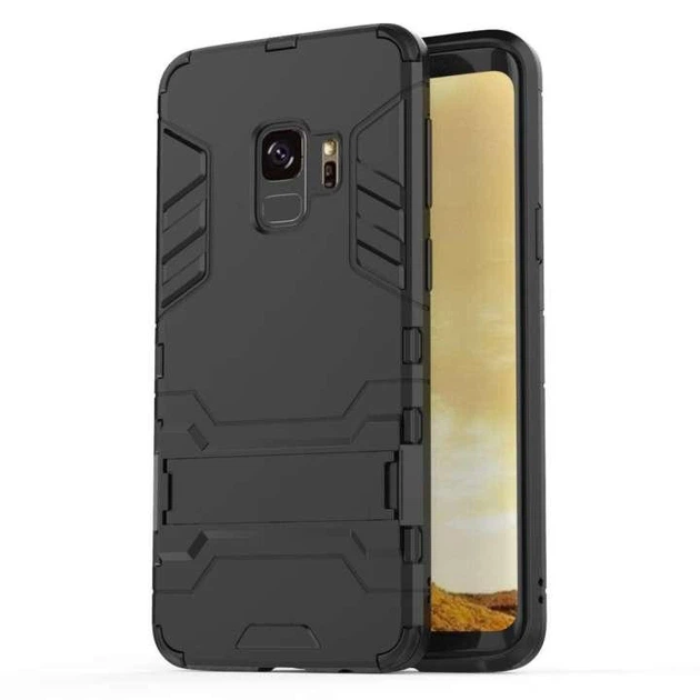 Чохол Iron для Samsung Galaxy S9 / G960 протиударний бампер Броня Black Без бренду - зображення 5