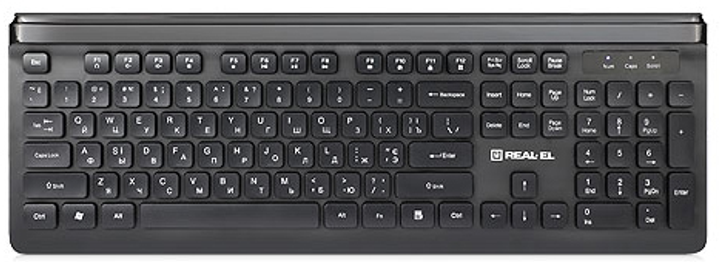Клавиатура проводная Real-El 7085 Comfort USB (EL123100032) - изображение 2