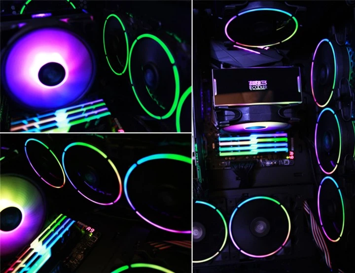 Вентилятор PcCooler Corona Dual Ring FRGB 120 мм - изображение 11