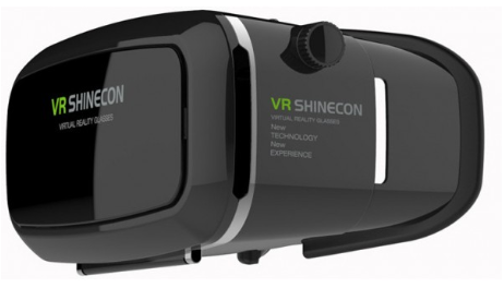 3D окуляри віртуальної реальності VR BOX Shinecon Black - зображення 5