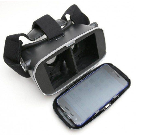 3D окуляри віртуальної реальності VR BOX Shinecon Black - зображення 8