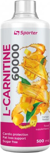 Жиросжигатель Sporter L-Carnitine 60000 0.5 л Манго (4820249720301 ...