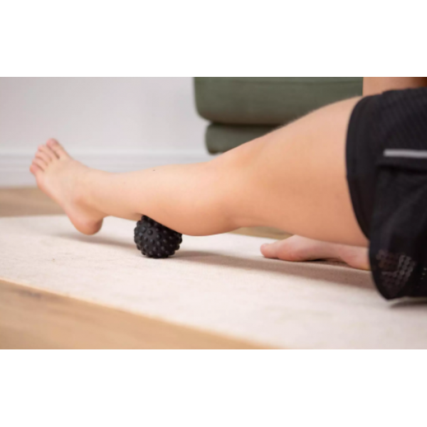 Массажный Набор 3в1 Ролик Мячик Палка APTONIA Foam Roller для Самомассажа Черный - изображение 9