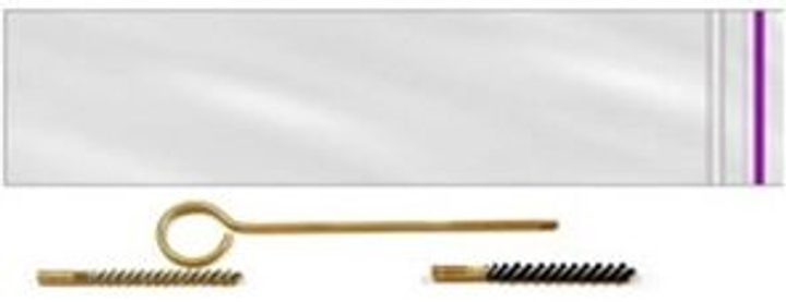 Набор для чистки оружия под патрон Флобера калибра 4, шомпол, 2 ерша, упаковка полиэтилен (03009) - изображение 2