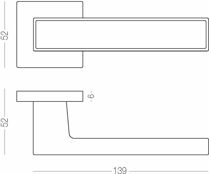 Ручка на розетці Linde A-2015 / E20 MA/WHITE Матовий антрацит з білою вставкою (A-2015/E20 MA / WHITE ) - зображення 3