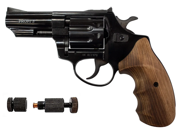 Револьвер Флобера PROFI 3" черный (бук) - изображение 1