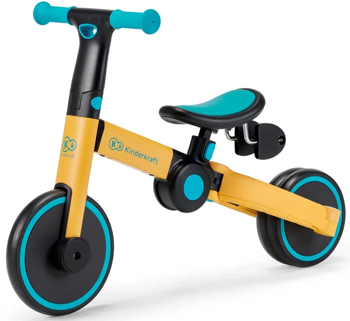 Трехколесный велосипед 3 в 1 KinderKraft 4TRIKE Primrose Yellow (KR4TRI00YEL0000) (5902533916030,0) - изображение 2