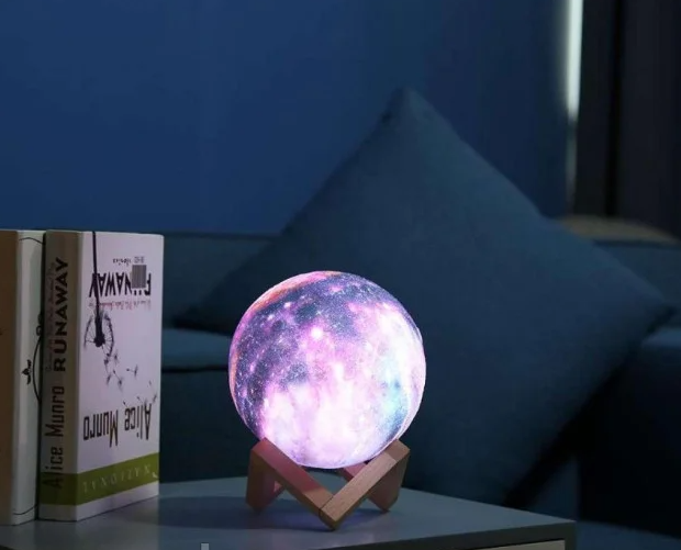 Сенсорний світильник нічник лампа 3D космос Moon-light (zhg0119) - зображення 3