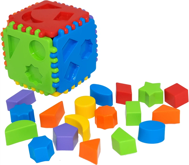 Игрушка-сортер Tigres Educational cube 24 элемента (39781 Стандарт) - изображение 3