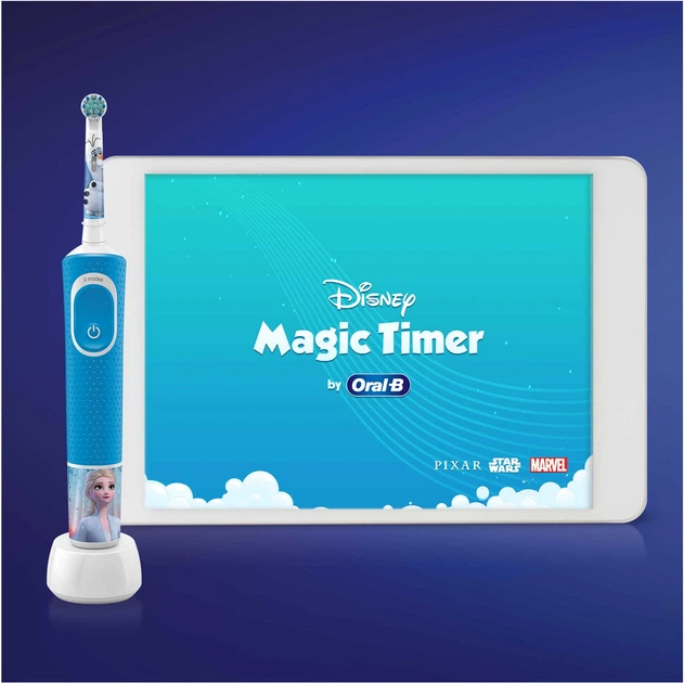 Końcówki do szczoteczek elektrycznych Oral-B Kids 4 szt. (EB10 4 refill Frozen II) - obraz 5