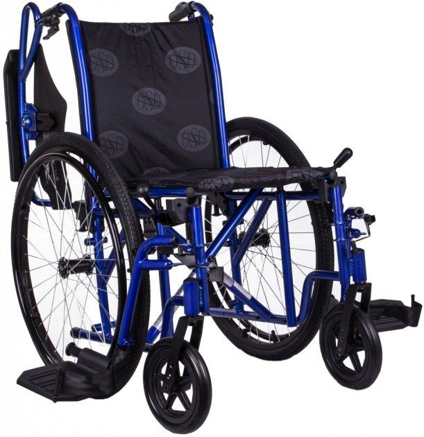 Інвалідна коляска OSD Millenium IV OSD-STB4-40 Синій/чорний - зображення 2