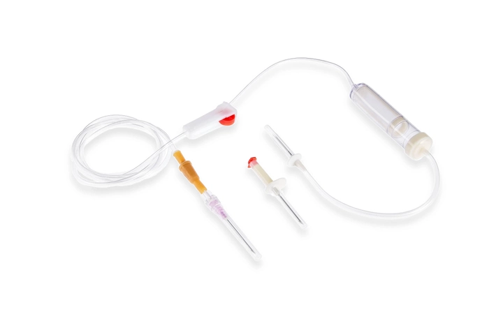 Одноразова система для вливання інфузійних розчинів MEDICARE Luer slip (4820118175683) - зображення 1