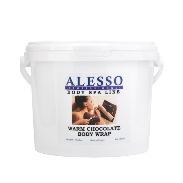Обертывание для тела ALESSO Warm Chocolate Body Wrap с эффектом детокс 2 кг (3273629820916) 