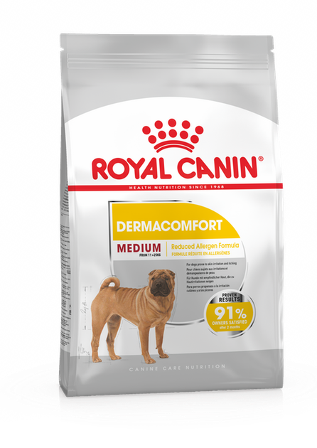 Royal Canin Medium Dermacomfort 10 кг сухой корм (Роял Канин) для ...