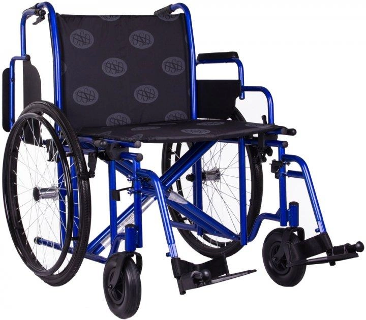 Усиленная ивалидная коляска OSD Millenium HD OSD-STB2HD-55 Синий/черный - изображение 1