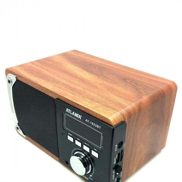 Портативная аккумуляторная Bluetooth FM радио колонка Atlanfa AT-1822BT - изображение 2