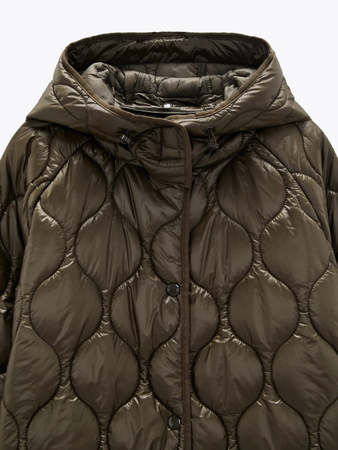 クロネコ Куртка демисезонная с капюшоном женская Zara 2969/297/717 S