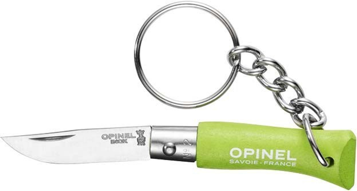 Нож Opinel Keychain №2 Inox салатовый 2046517 - изображение 1