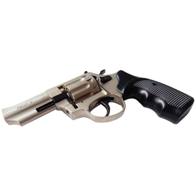 Револьвер PROFI-4.5" під набої Флобера сатин/пластик калібр 4мм - изображение 2
