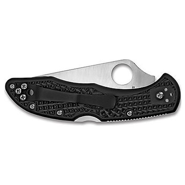 Ніж складний Spyderco Delica 4, напівсерейтор (C11PSBK) - изображение 1