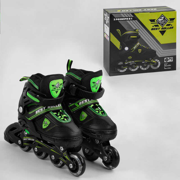 Детские ролики с мягким ботинком и регулировкой размера 10122 S Best ...