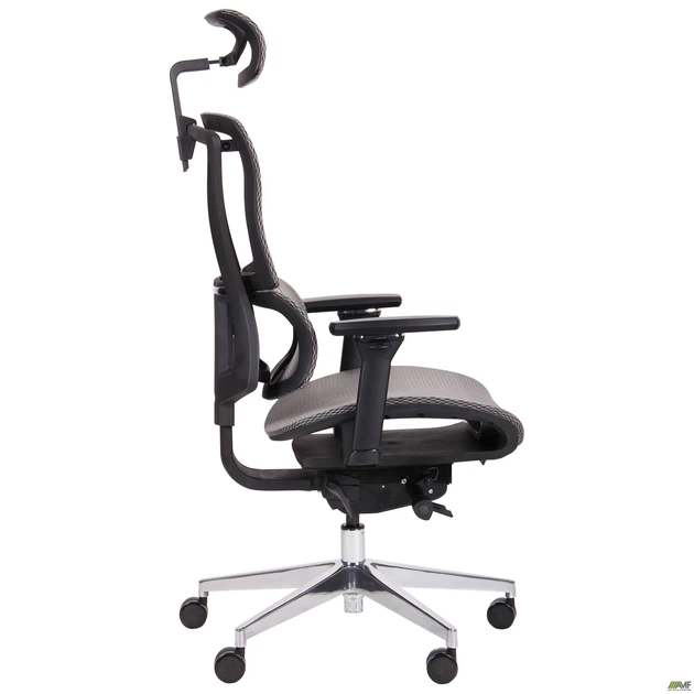 Кресло Agile Black, алюминий, серое - Фото 3 Кресло Agile Black, алюминий, серое - изображение 3
