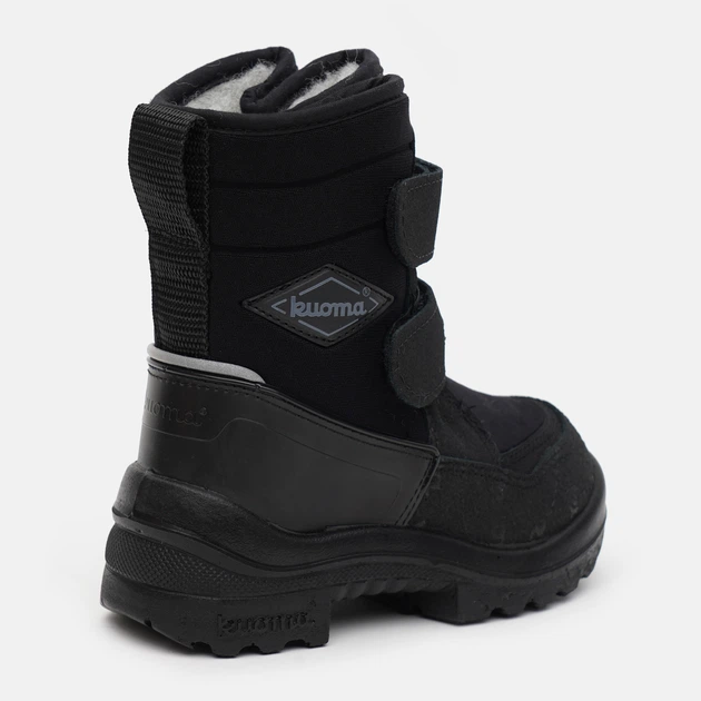 Śniegowce chłopięce Kuoma Crosser wool 1360-20 22 14.2 cm Czarne (6410901471221) - obraz 4