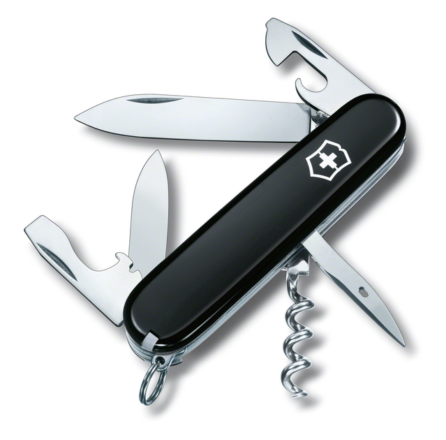 Багатофункціональний Ніж Victorinox 1.3713.3 Huntsman Black - зображення 1