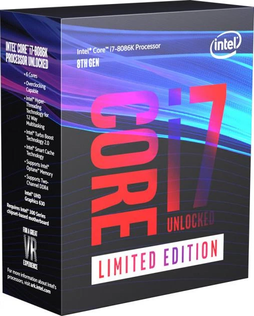 Процессор Intel Core i7 8086K (BX80684I78086K), б/в – фото, отзывы