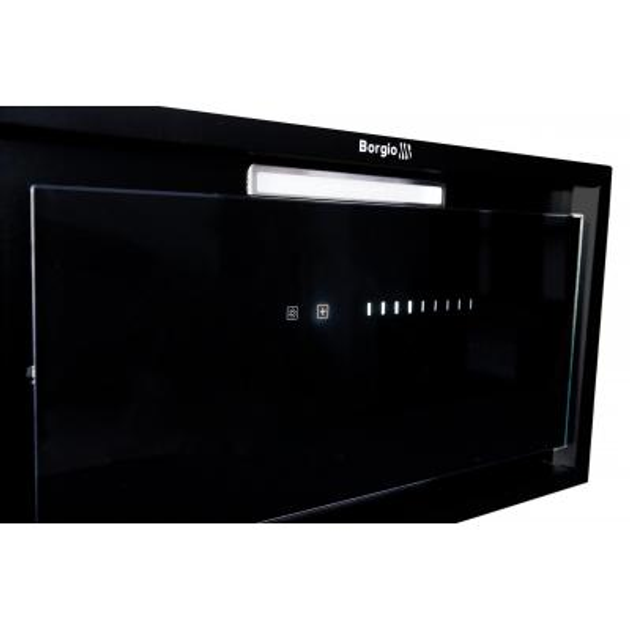 Вытяжка кухонная Borgio BIT-BOX full glass 60 black - изображение 2