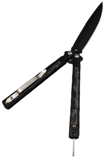 нож складной Gradient черный бамбук E28 (t5395) - изображение 2