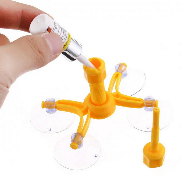 Ремкомплект Windshield Repair Kit для ремонту сколів лобового скла - Фото 4 Ремкомплект Windshield Repair Kit для ремонту сколів лобового скла - зображення 4
