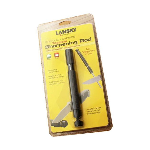 Lansky LCD02 Tactical Sharpening Rod - Retractable Diamond Rod