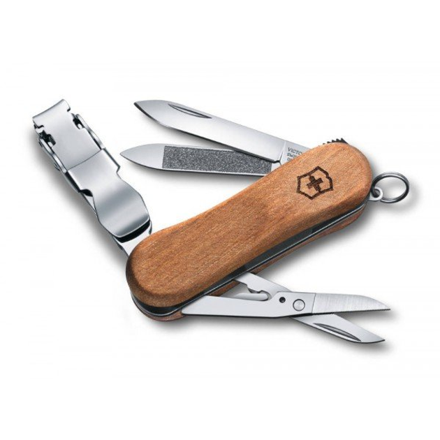 Ніж складаний Victorinox Nailclip Wood 580 (0.6461.63) - зображення 1