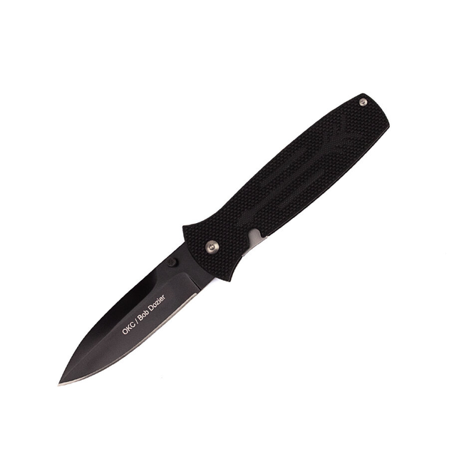 Нож складной Ontario Dozier Arrow D2 Черный клинок - изображение 1