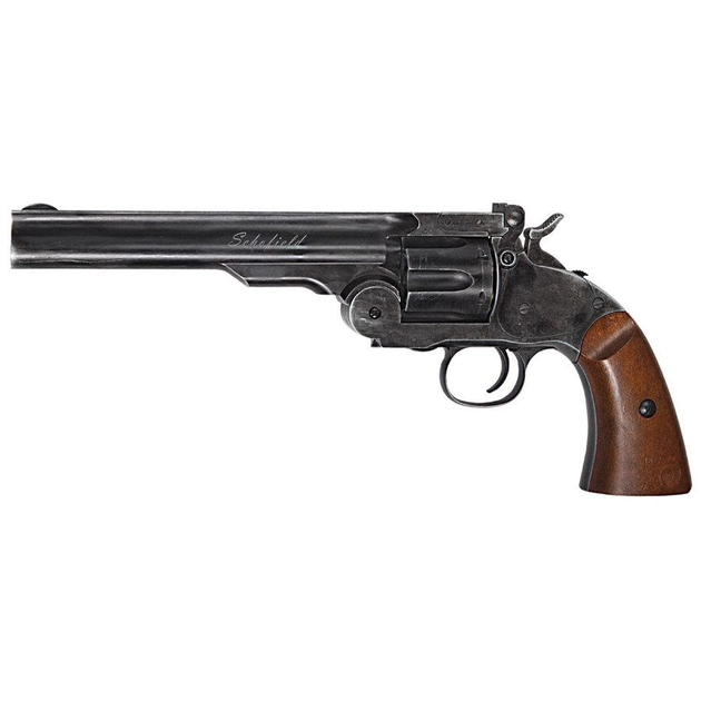 Револьвер пневматический ASG Schofield 6" Pellet 4,5 мм (18911) - изображение 1