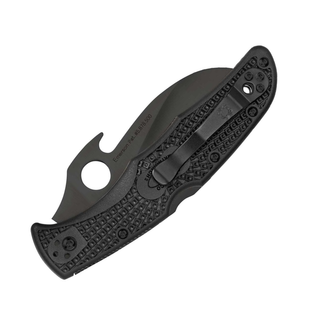 Ніж Spyderco Matriarch 2 Black Blade Emerson Opener C12SBBK2W - изображение 2