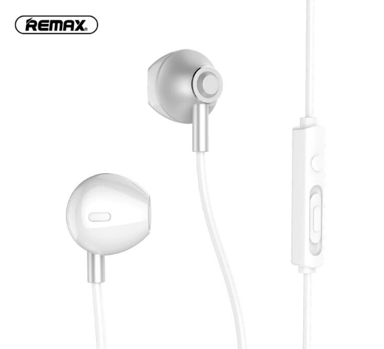 Проводные наушники с микрофоном Remax RM-711 Серебро - Фото 1 Проводные наушники с микрофоном Remax RM-711 Серебро - изображение 1