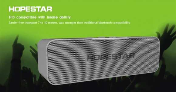Портативная Bluetooth колонка Hopestar H13 Grey Aurora - Фото 4 Портативная Bluetooth колонка Hopestar H13 Grey Aurora - изображение 4
