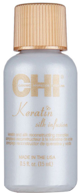 Натуральный шелк для волос CHI Keratin Silk Infusion 15 мл ...