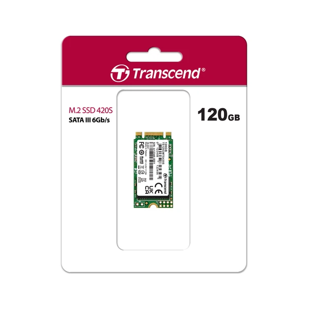 SSD накопитель Transcend MTS420S M.2-2242 SATA 120GB (TS120GMTS420S) - изображение 2