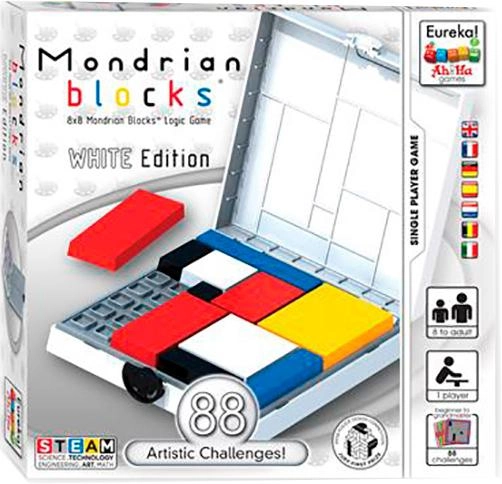 Акція на Головоломка Eureka 3D Puzzle Блоки Мондріана Біла від Rozetka