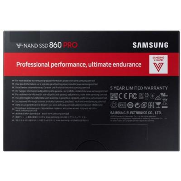 SSD 1TB Samsung 860 Pro 2.5" SATAIII MLC (MZ-76P1T0BW) - изображение 7