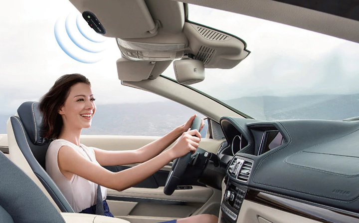 Автомобильный беспроводной динамик-громкоговоритель Bluetooth Hands Free kit HB 505-BT (спикерфон) - изображение 8