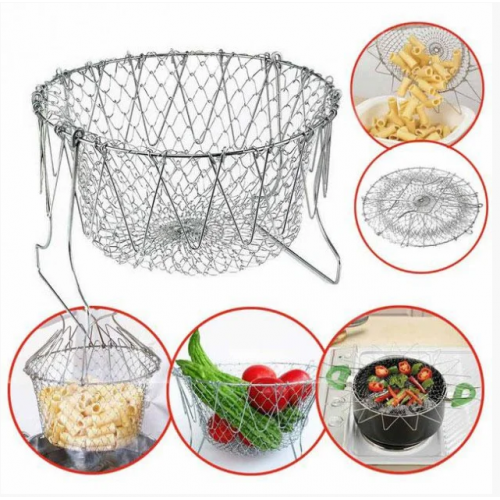 Складная решетка-дуршлаг Magic Kitchen Chef Basket 47308 - изображение 2